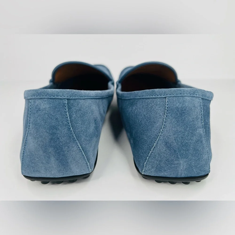 Gucci Moccasin Logo Queens Suede Sylvie Driver Loafers UK 13.5 - US 14 - EU 47.5 - Picture 6 of 12